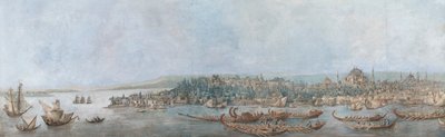 Panoraama Sarayburnusta, 1700-luvun loppu. tekijältä Louis Francois Cassas