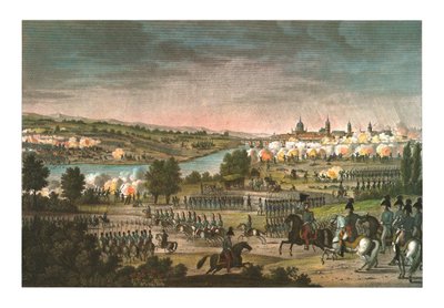 Dresdenin taistelu, 26. elokuuta 1813, c1850 tekijältä Louis Francois Couche