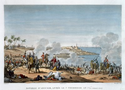 "Aboukirin taistelu, 7. Thermidor, vuosi 7" 25. heinäkuuta 1799 tekijältä Louis Francois Couche
