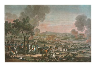 Taistelu Wagramin lähellä, 7. heinäkuuta 1809, c1850. tekijältä Louis Francois Mariage