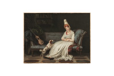 Muotokuva Elizabethista, Lady Websteristä, myöhemmin Lady Hollandista (1771-1845), n. 1795 (öljy kankaalle) tekijältä Louis Gauffier