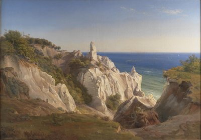Tanskalainen:  Møens Klint, Mønin saaren kalliot. tekijältä Louis Gurlitt