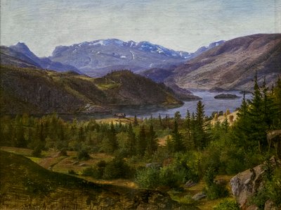 Näkymä Slidre Fjordiin tekijältä Louis Gurlitt