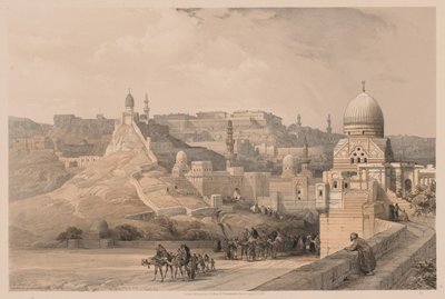 Egypti ja Nubia: Osa III - nro 34, Kairon linnoitus, Mehemet Alin asuinpaikka tekijältä Louis Haghe