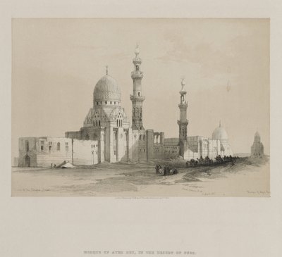 Egypti ja Nubia, osa III: Kalifien haudat-Kairo. Ayed Be[y]-moskeija tekijältä Louis Haghe