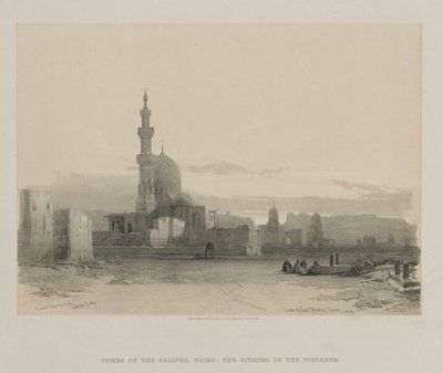 Egypti ja Nubia, osa III: Kalifien haudat, Kairo, 1848. tekijältä Louis Haghe
