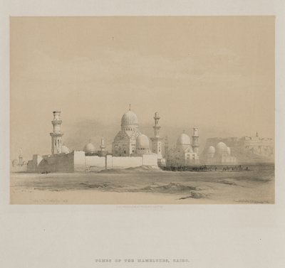 Egypti ja Nubia, osa III: Muistohaudat, Kairo, 1849. tekijältä Louis Haghe