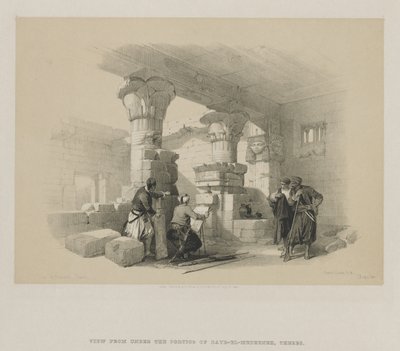 Egypti ja Nubia, osa II: Dayr-El-Medeeneh, Thebes, 1848. tekijältä Louis Haghe