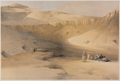 Egypti ja Nubia, osa II: Sisäänkäynti Theban kuninkaiden haudoihin, Bab-El-Malouk tekijältä Louis Haghe