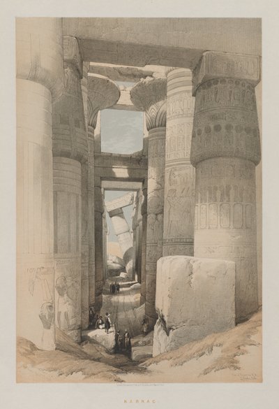 Egypti ja Nubia, osa II: Karnak tekijältä Louis Haghe