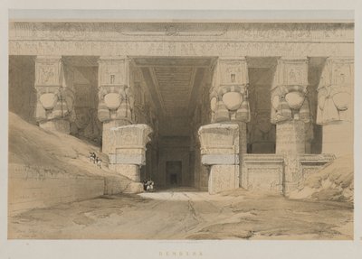 Egypti ja Nubia, osa I: Dendera tekijältä Louis Haghe