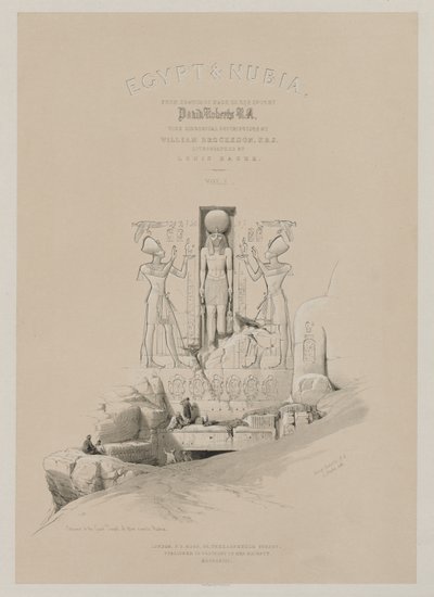 Egypti ja Nubia, osa I: Frontispiece, 1846. tekijältä Louis Haghe