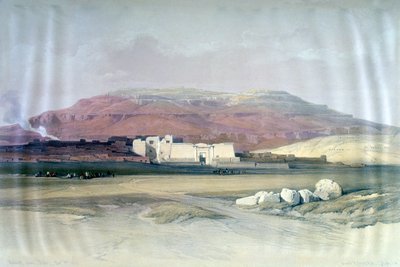 Medinet Abou, Thebes, 8. joulukuuta 1832, Egypti, 1800-luku tekijältä Louis Haghe