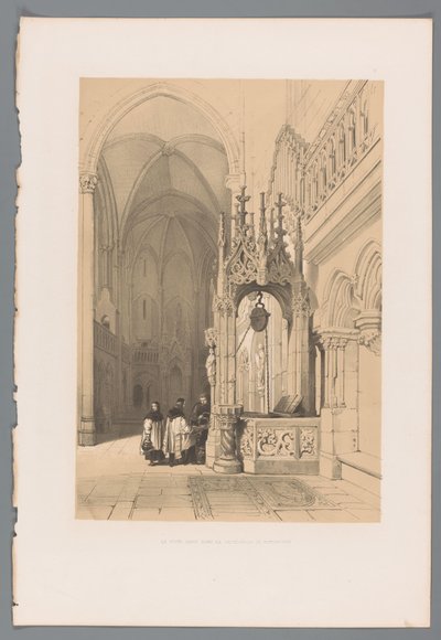 Cascada a càrrec de Dom van Regensburg El Pou Sant a la catedral de Ratisbona (títol a l