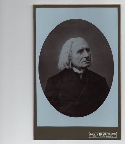 Franz Liszt (1811-1886) (1880, valokuva) tekijältä Louis Held