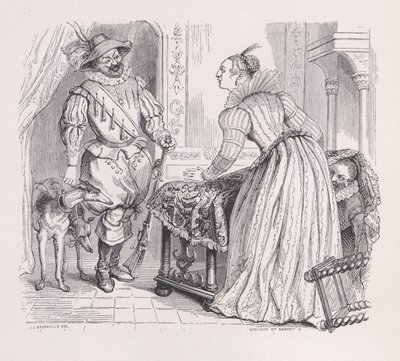 The Hunt from The Complete Works of Béranger, 1836. Tekijät: Louis-Henri Brevière, Cesar-Auguste Hebert. tekijältä Louis Henri Brevière, Cesar Auguste Hebert