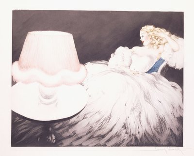Lampunvarjostin tekijältä Louis Icart