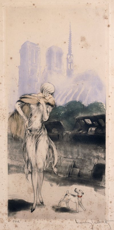 Laiturilla tekijältä Louis Icart