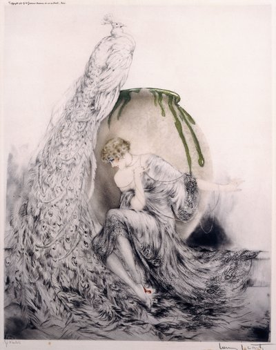 Riikinkukko tekijältä Louis Icart