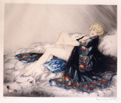 Silkkitakki tekijältä Louis Icart