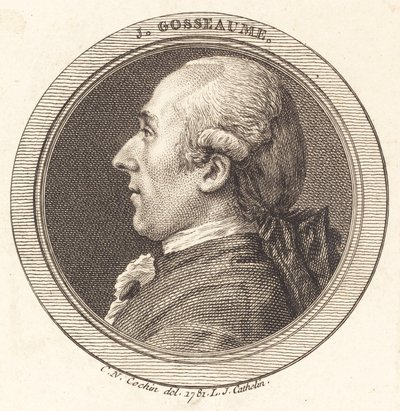 J. Gosseaume tekijältä Louis Jacques Cathelin after Charles Nicolas Cochin II