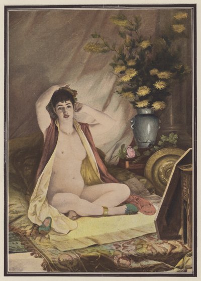 Ennen lasia (väri litho) tekijältä Louis Jacquesson de La Chevreuse