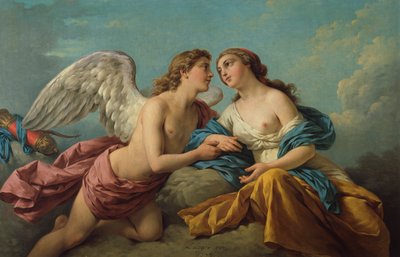 Kosketuksen allegoria tekijältä Louis Jean Francois I Lagrenee