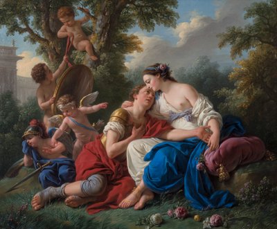 Renaud ja Armide tekijältä Louis Jean François Lagrenée
