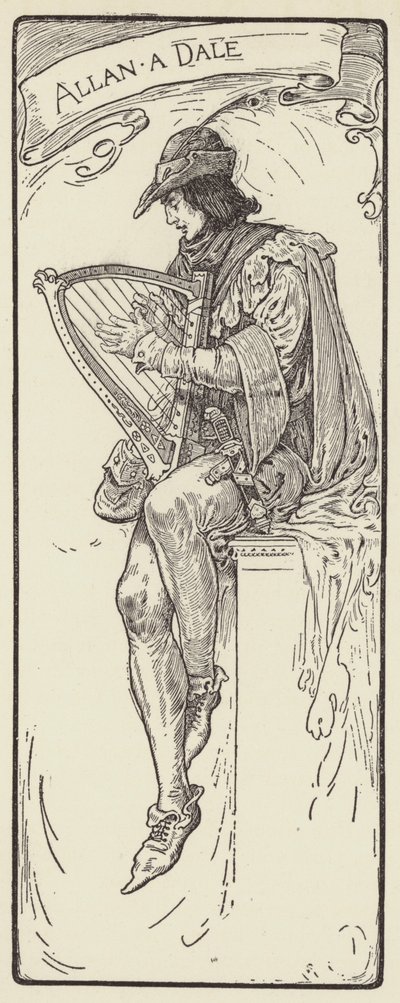 Allan ja Dale tekijältä Louis John Rhead