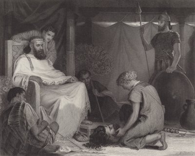 Daavid toi Saulin eteen tekijältä Louis John Rhead
