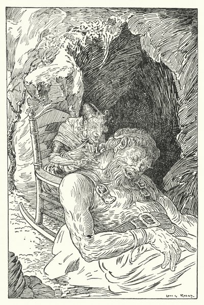 Jättiläinen kultainen parta (litho) tekijältä Louis John Rhead