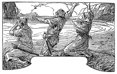 Louis Rheadin (1857-1926) kuvitus Robert Louis Stevensonin (1850-1894) romaanille "Treasure Island" 1915 tekijältä Louis John Rhead