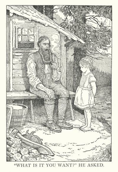 Johanna Spyrin Heidin kuvitus (litografia) tekijältä Louis John Rhead