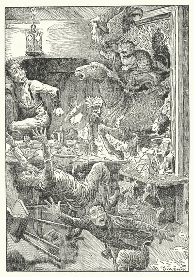 Bremenin kaupungin muusikot (litho) tekijältä Louis John Rhead