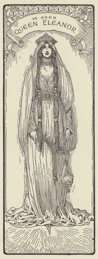Hyvä kuningatar Eleanor tekijältä Louis John Rhead