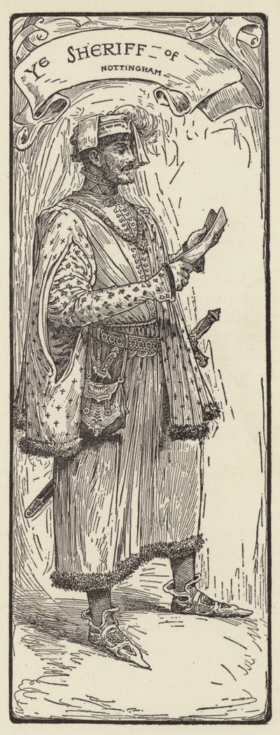 Nottinghamin sheriffi tekijältä Louis John Rhead
