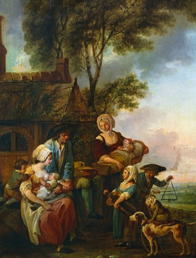 Hirmuinen pelaaja tekijältä Louis Joseph (1731 98) Watteau