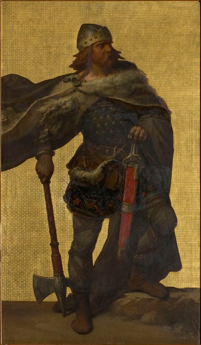Herstalin Pepin, 1872-1877. tekijältä Louis Joseph Gallait
