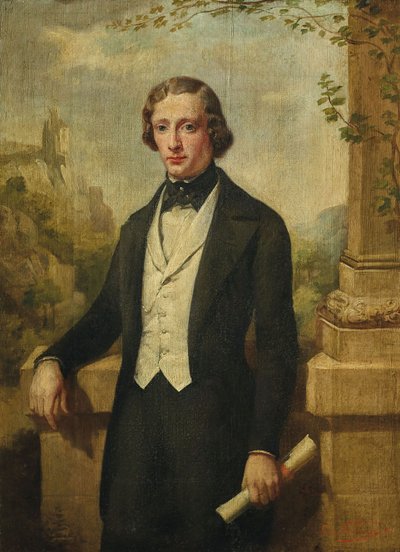 Frederic Chopinin muotokuva 1810-1849, 1843. tekijältä Louis Joseph Gallait