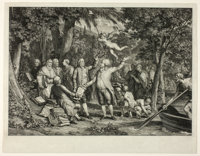 Mirabeau saapuu Elysian kentälle tekijältä Louis Joseph Masquelier