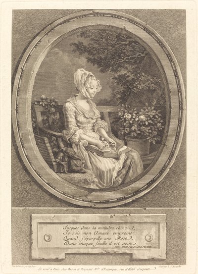 Pienimpään asiaan asti tekijältä Louis Joseph Masquelier after Pierre Antoine Baudouin