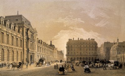Louvre tekijältä Louis Jules (after) Arnout
