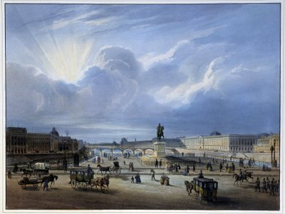 Vista general del Louvre i l