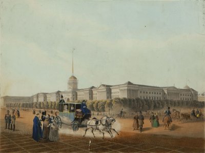 Admiraliteetti Pietarissa, 1840-luvun loppu. tekijältä Louis Jules Arnout