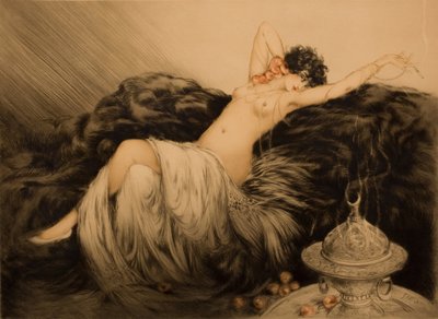 Nude ja musta turkki. tekijältä Louis Justin Laurent Icart
