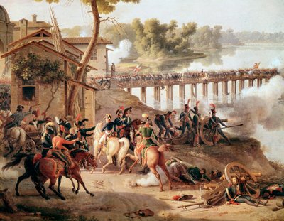 Napoleon Bonaparte antoi käskyt Lodin taistelun aikana tekijältä Louis Lejeune