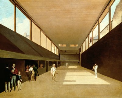 Jeu de Paumen sisätilat, Versailles tekijältä Louis Leopold Boilly