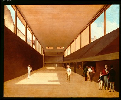Jeu de Paumen sisätilat, Versailles tekijältä Louis Leopold Boilly