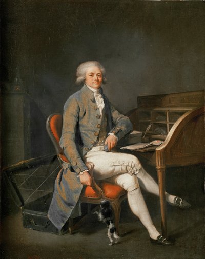 Maximilien Robespierre (öljy kankaalle) tekijältä Louis Leopold Boilly