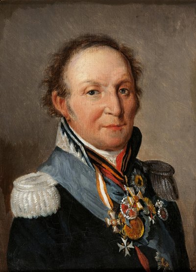 Kenttämarsalkka kreivi Ludwig Adolf Peter Sayn-Wittgenstein-Ludwigsburgin muotokuva 1769-1843 tekijältä Louis Leopold Boilly